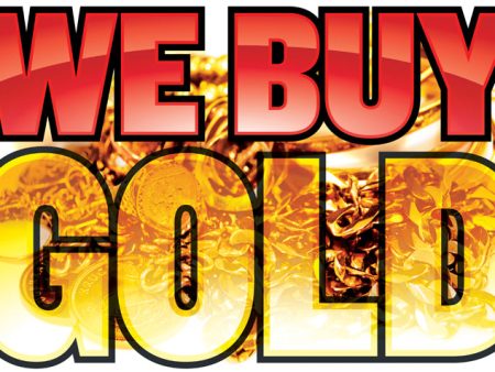 00816-0003 We Buy Gold Poster 12in x 18in Synapse Hot on Sale