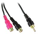 136T 1 Male, 2 Female RCA  Y  Adapter Online Hot Sale