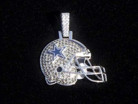 Dallas Cowboys Official NFL Helmet Pendant Online Hot Sale