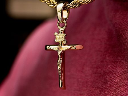 Crucifix in Yellow Gold Online