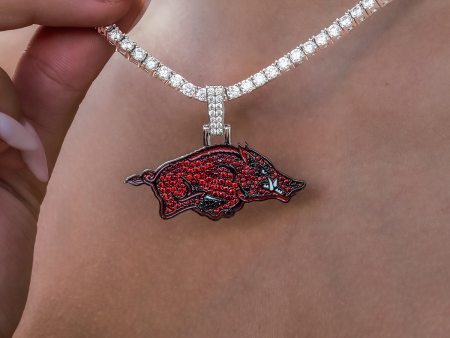 Arkansas Razorbacks Official NCAA Logo Pendant For Discount