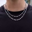 GLD Star Link Chain in White Gold Online Sale