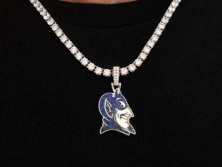 Duke Blue Devil Official NCAA Head Pendant Discount