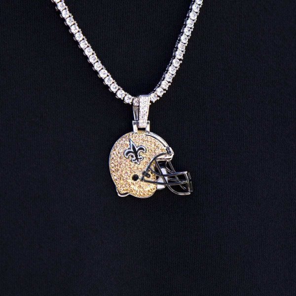 New Orleans Saints Official NFL Helmet Pendant Online Hot Sale