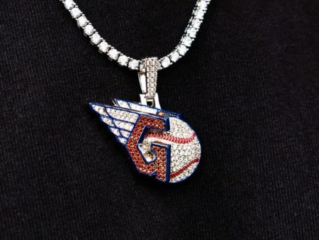 Cleveland Guardians Official MLB Logo Pendant For Cheap