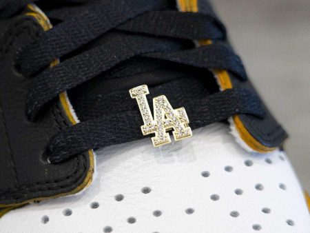 Los Angeles Dodgers Official MLB Shoelace Charm Fashion