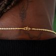 Rope Chain + Bracelet Bundle in Yellow Gold- 2mm Discount