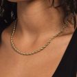 Solid Gold Rope Chain (4mm) Fashion