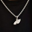 Philadelphia Eagles Official NFL Micro Logo Pendant - White Gold Online