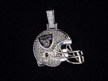 Las Vegas Raiders Official NFL Helmet Pendant For Sale