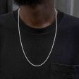 Solid White Gold Rope Chain (2mm) Online