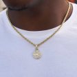 Pittsburgh Steelers Official NFL Micro Logo Pendant - Yellow Gold Discount