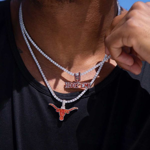 Texas Longhorns Official NCAA “Hook  Em!  Pendant on Sale