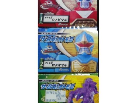 BANDAI SHOKUGAN NINNINGER 手裏劍戰隊忍忍者 忍忍機組 御伴忍 忍者戰丸 牛仔丸 衝浪丸 食玩 95218 (EPC-567-27s) Supply