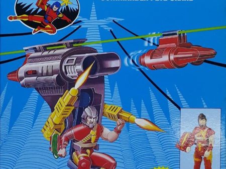 KENNER 35990 SKY COMMANDERS CABLE CANNON VEHICLE WITH ACTION FIGURE COMMANDER PETE CRANE EXCLUSIVE GRAVITY LOCK SYSTEM WITH CUSHIONED PADS (PIU P142-50) on Sale