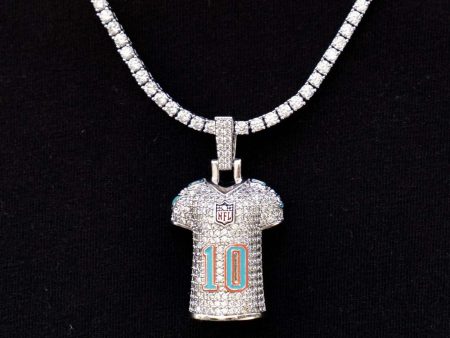 Miami Dolphins Tyreek Hill Jersey Pendant Sale