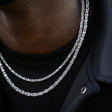 3mm + 5mm Diamond Mixed Oval Cut Tennis Chain Bundle Online now