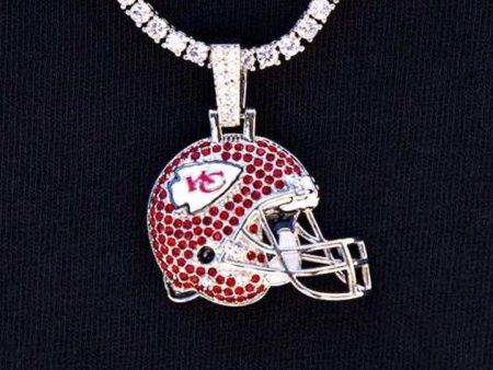 Kansas City Chiefs Official NFL Helmet Pendant Hot on Sale