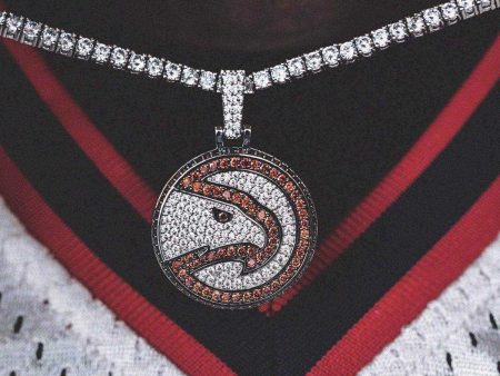 Atlanta Hawks Official NBA Logo Pendant Hot on Sale