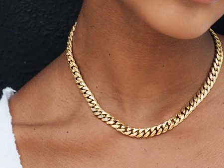 Miami Cuban Link Necklace in Yellow Gold - 8mm Fashion