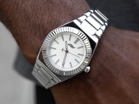 36MM Fluted Bezel Alpha Era® in White Gold Supply