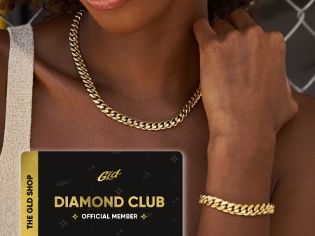 8mm Miami Cuban Chain + Bracelet Bundle with Diamond Club Card Online