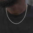 Solid White Gold Rope Chain (2mm) Online