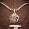 San Francisco 49ers Official NFL Helmet Pendant For Cheap