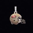 San Francisco 49ers Official NFL Helmet Pendant For Cheap