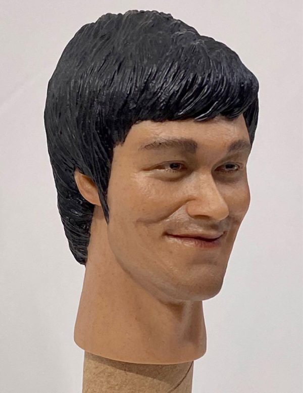 1 6 CUSTOM BRUCE LEE HEAD SCULPT 李小龍 頭雕 (PIU) For Discount