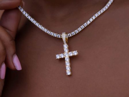 Solid Gold Diamond Cross Supply