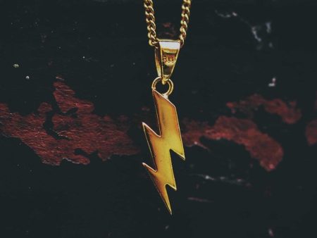 18k Vermeil Micro Lightning Bolt Online Sale