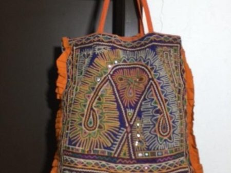 印度民族袋 VINTAGE CLUTCH BANJARA EMBROIDERY ETHNIC PATCHWORK HANDMADE TRIBAL BAG tote bag 1140485165E3512-356N Online