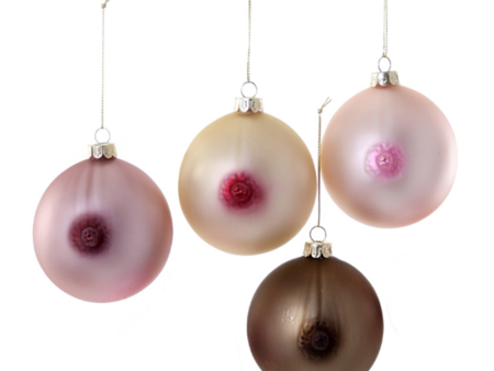 Glass Ornament - Large Boob Cheap