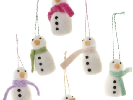 Soft Ornament - Merry & Bright Snowman Cheap