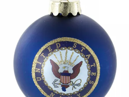 SIDEWALK SALE ITEM - Glass Ornament - U.S. Navy Ball Fashion