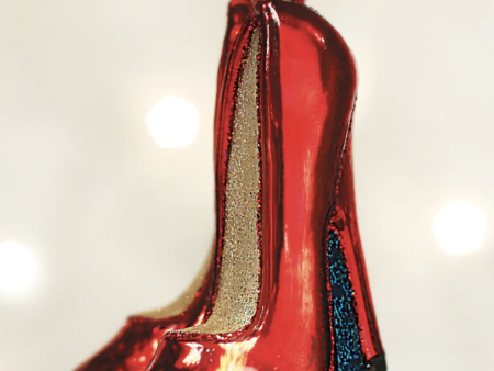 Glass Ornament - Glamour Heels Cheap