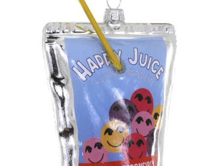 Glass Ornament - Happy Juice Pouch on Sale