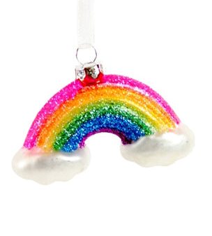 Glass Ornament - Small Neon Rainbow Online now