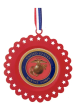 SIDEWALK SALE ITEM - Metal Ornament - U.S. Marine Corps Cheap