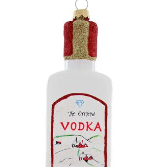 Glass Ornament - Bottle of Vodka Hot on Sale